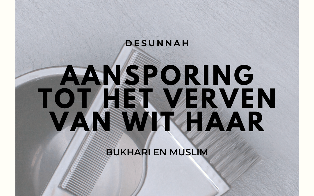 Aansporing tot het verven van wit haar