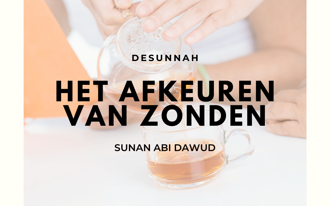Het afkeuren van zonden