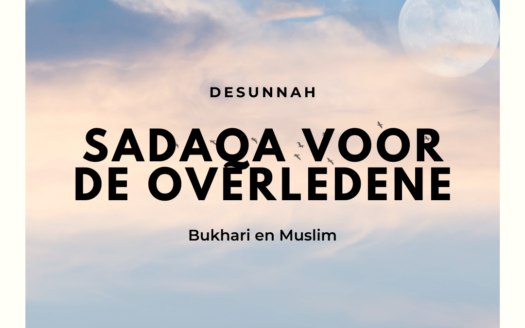 Sadaqa voor de overledene