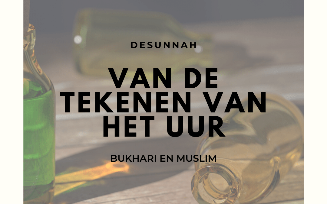 Van de tekenen van het Uur